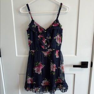 Gilly Hicks Navy Floral Dress